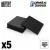 Green Stuff World - Plastic Square Base 50mm - PACKx5