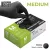 Green Stuff World - Black Nitrile Gloves - Medium 100 pcs