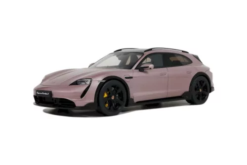 GT Spirit - 1:18 Porsche Taycan Turbo S Cross Turismo Frozen Berry Pink Metallic 2022 – Limited Edition - GT SPIRIT