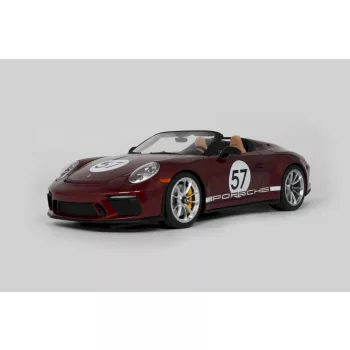   GT Spirit -  Porsche 911 (991.2) Speedster #57 "Spider Heritage Edition" Cherry Metallic 2019 - 