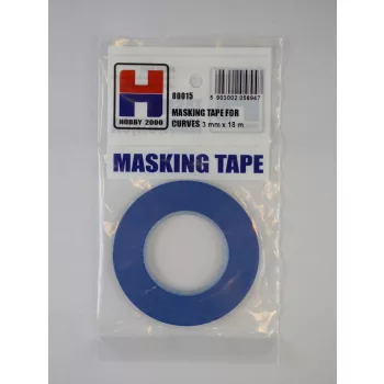 Hobby 2000 - Masking Tape For Curves 3 mm x 18 m