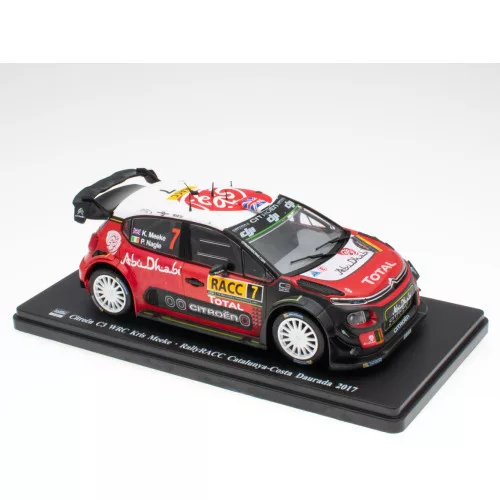 Hachette - 1:24 Citroen C3 Wrc - Kris Meeke - Rallyracc Catalunya-Costa Daurada 2017
