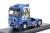 Hachette - 1:43 Mercedes-Benz Actros MP1 Truck Blue / Eskimo Arctic Airbrush 1998 (Base Plate and Blister Boxed)