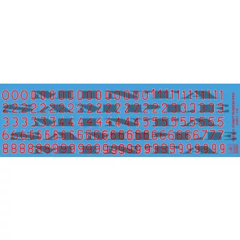   HAD models - German ww2 turret numbers part 5 (decal code: 03525)