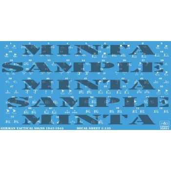   HAD models - German Tactical insignias 1943-1945 (decal code: 35034)