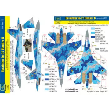 HAD models - Ukrainian Su-27P1M Flanker B