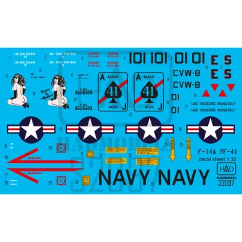 HAD models - F-14A Desert Storm Queen of spades