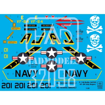 HAD models - F-14A Jolly Rogers USS Theodore Roosevelt