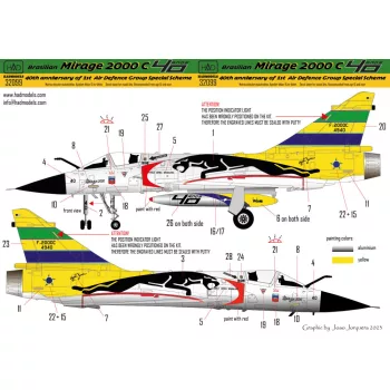   HAD models - Mirage 2000 C Ayrton Senna 25th Anniversayry painting