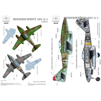   HAD models - Messerschmitt Me 262 A-1 (Luftwaffe black "L", white 17)