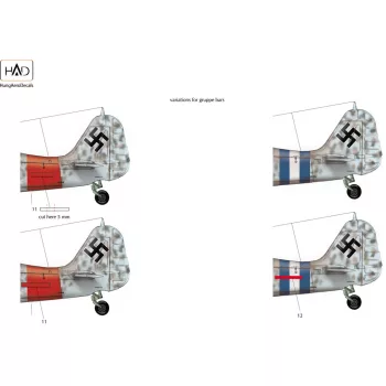   HAD models - Fw-190 A-8 / R2 red 4 "Ur Sau"; Red16 "Schwarzer Panter")