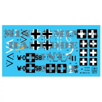   HAD models - Messerschmitt Bf 109 G-14 (W0+58; Black 1; <2+I)