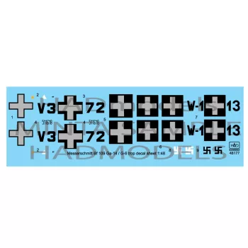   HAD models - Messerschmitt Bf 109 G-14  / G-6 Trop( HUN V3+72; W-1+13)