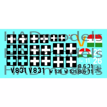   HAD models -  FW 190 F-8 Bf 109 G-6 Ju-87 D-5  (V8+31, B6+31 Évi, W+526)