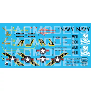   HAD models - REPRINT F-14A 201 VF-84 Jolly Rogers NEW VERSION