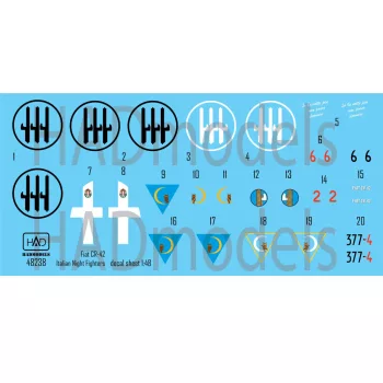 HAD models - CR-42  Italian Night figthers