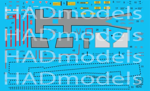 HAD models - S-3A Viking stencil