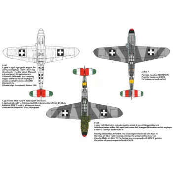   HAD models - Messerschmitt Bf 109 F-4/b  yellow 17, V-+03, V-+07, yellow 7