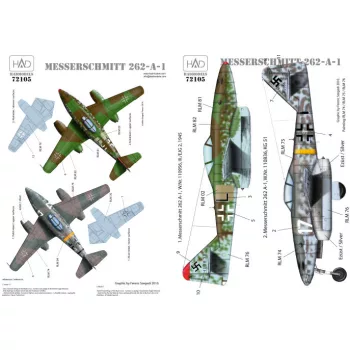   HAD models - Messerschmitt Me 262 A-1 (Luftwaffe black "L", white 17)