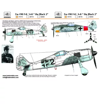   HAD models - Fw-190 F-8 / A-8  (Luftwaffe "black 2")