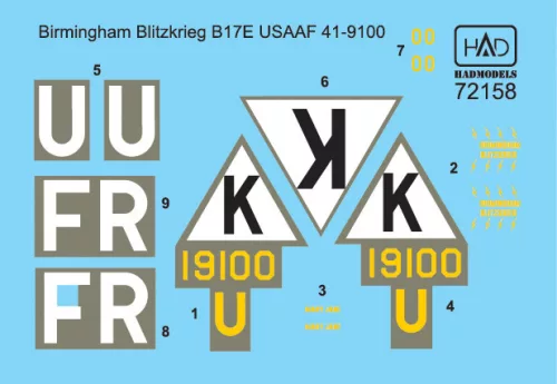 HAD models - B-17E Birmingham Blitzkrieg USAAF