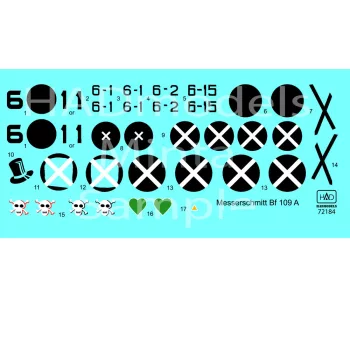   HAD models - Messerschmitt Bf 109 A ( V3 6.1, .6-1, .6-2, .6,-15)