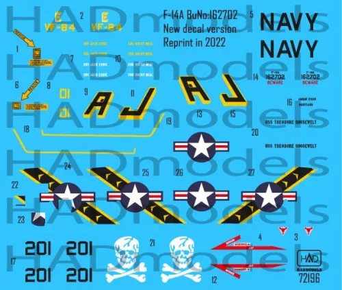 HAD models - F-14A Jolly Rogers 201