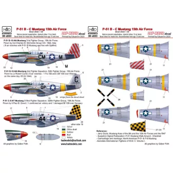HAD models - P-51B decal sheet 1:48