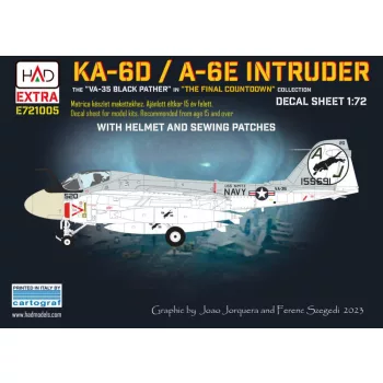   HAD models - A-6E Intruder ”The final Countdown” decal sheet