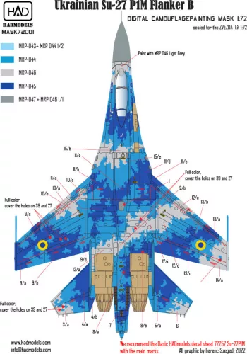 HAD models - Su-27P1M Digital Camouflage 
