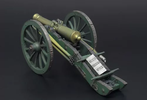Hauler - Napoleonic cannon-Gribeauval 8-pounder