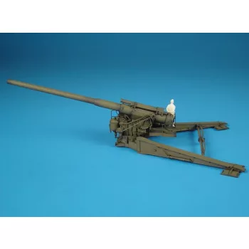 Hauler - M1 8inch gun IN FIRE POSITION