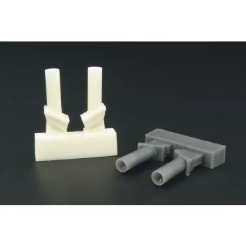   Hauler - 1/48 Pz IV ausf J late exhaust pipes TYPE 1 casted exhaust pipes for Pz IV