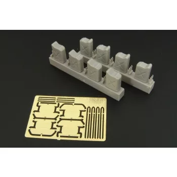  Hauler - 1/48 U S cans and holders casted and photoetched U S cans