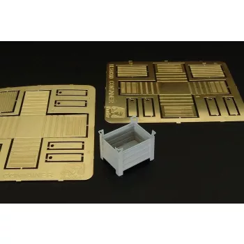   Hauler - 1/48 Steel containers (2pcs) PE kit of steel containers