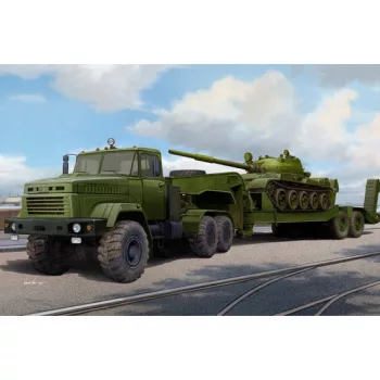   Hobbyboss - Ukraine KrAZ-6446 Tractor w.MAZ/ChMZAP- 5247G semitrailer