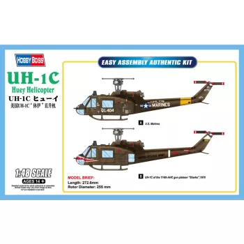 Hobbyboss - Uh-1C Huey Helicopter
