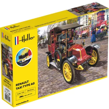 Heller - STARTER KIT Renault Taxi Type AG
