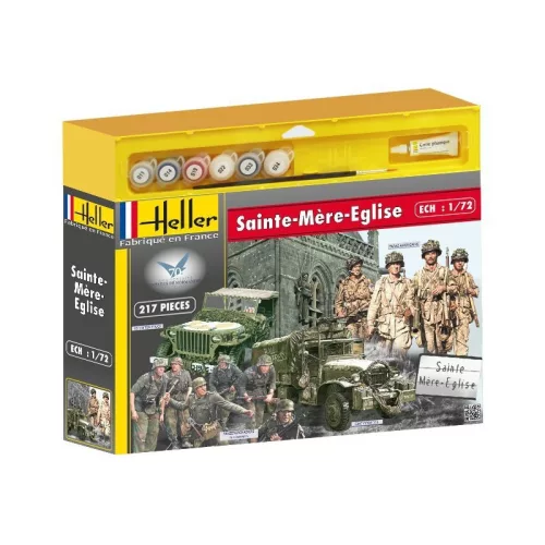 Heller - Sainte Mere eglise (GMC,JEEP,2sets de fi