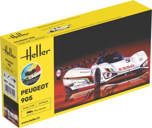 Heller - STARTER KIT Peugeot 905