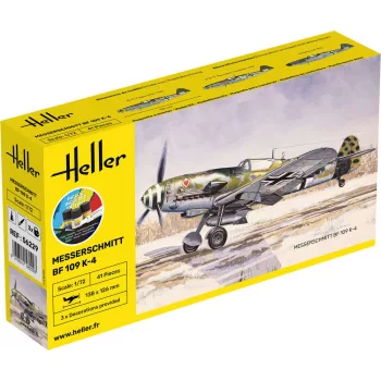 Heller - STARTER KIT Messerschmitt Bf 109 K-4