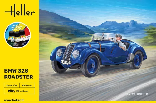 Heller - STARTER KIT BMW 328 Roadster