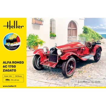 Heller - STARTER KIT Alfa Romeo 6C 1750 Zagato