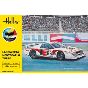 Heller - STARTER KIT Lancia Beta Montecarlo Turbo