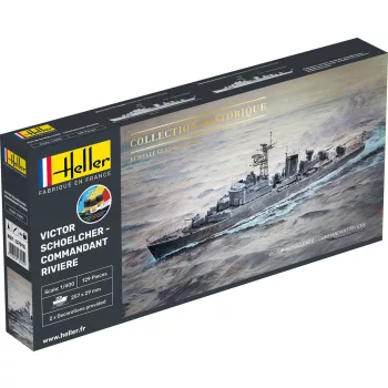 Heller - STARTER KIT VICTOR SCHOELCHER - COMMANDANT RIVIERE
