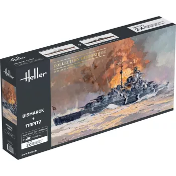 Heller - Bismarck + Tirpitz TWINSET