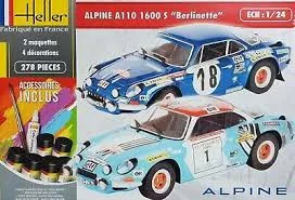 Heller - Alpine A110 1600 S "Berlinette" (incl. accessoires)