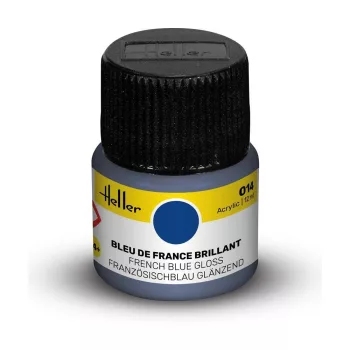 Heller - Peinture Acrylic 014 bleu de france brillant