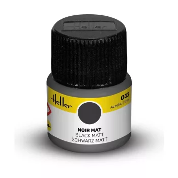 Heller - Peinture Acrylic 033 noir mat