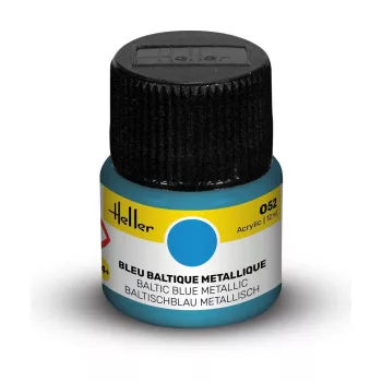 Heller - Peinture Acrylic 052 bleu baltique metallique